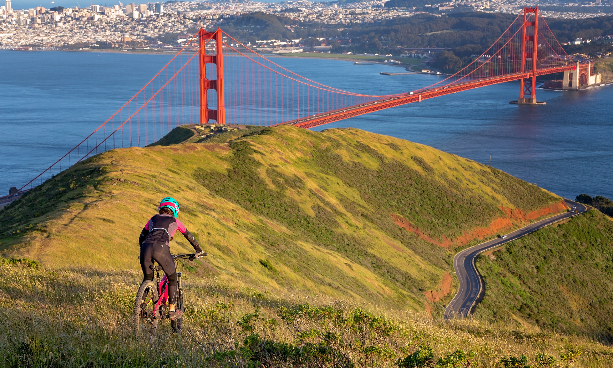 Biking on Mount Tam